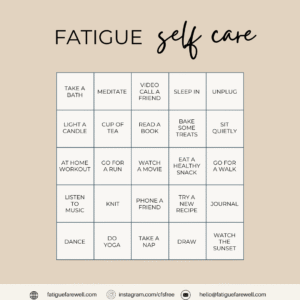 How to self-care with when suffering from fatigue